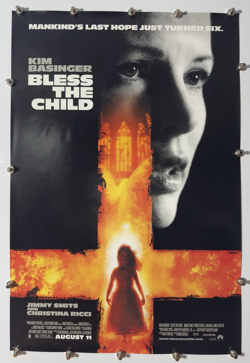 BLESS THE CHILD 2000 Original Movie Poster 27x40 DS Rolled Kim Basinger