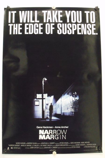 NARROW MARGIN 1990 Original Movie Poster 27x40 DS Rolled Gene Hackman - Joe's Geek VLT