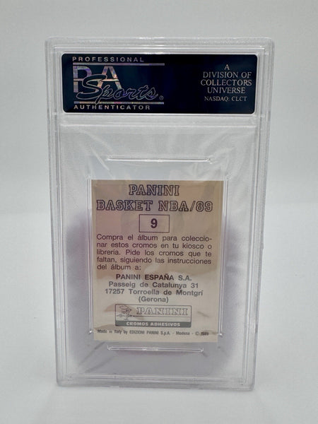 1988-89 Panini Stickers Spanish Kevin McHale #9 Rare Graded Mint
