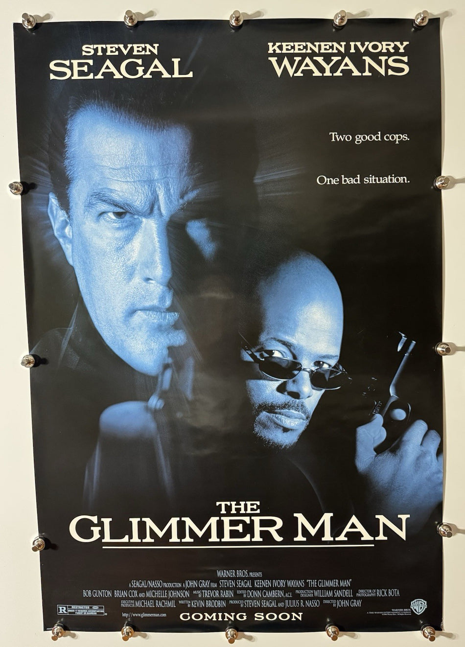THE GLIMMER MAN 1996 Original Movie Poster 27x40 DS Rolled Steven Seagal - Joe's Geek VLT