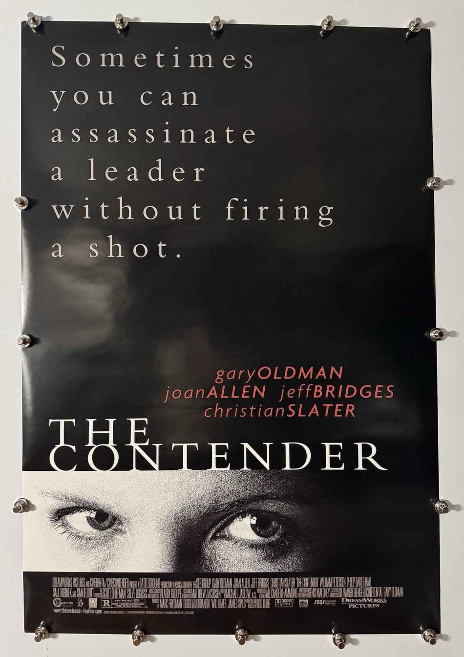 THE CONTENDER 2000 Original Movie Poster 27x40 DS Rolled Joan Allen - Joe's Geek VLT