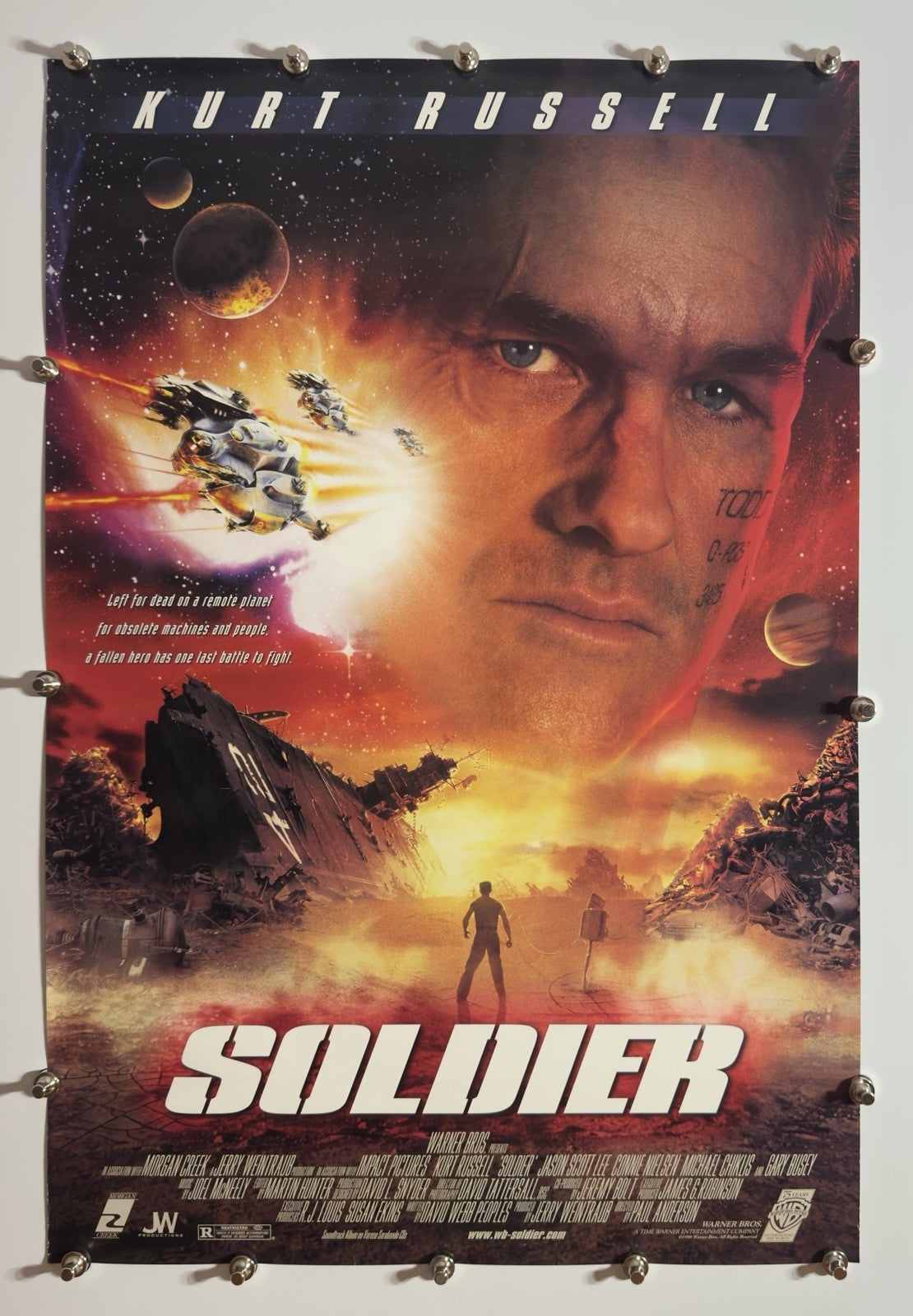 Soldier - Original Movie Poster - 1998 - Rolled DS 