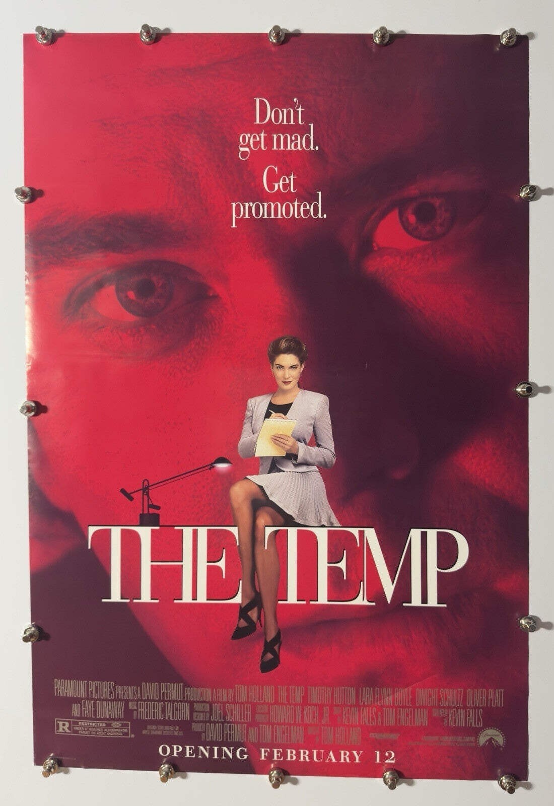 The Temp - Original Movie Poster - 1993 - Rolled DS