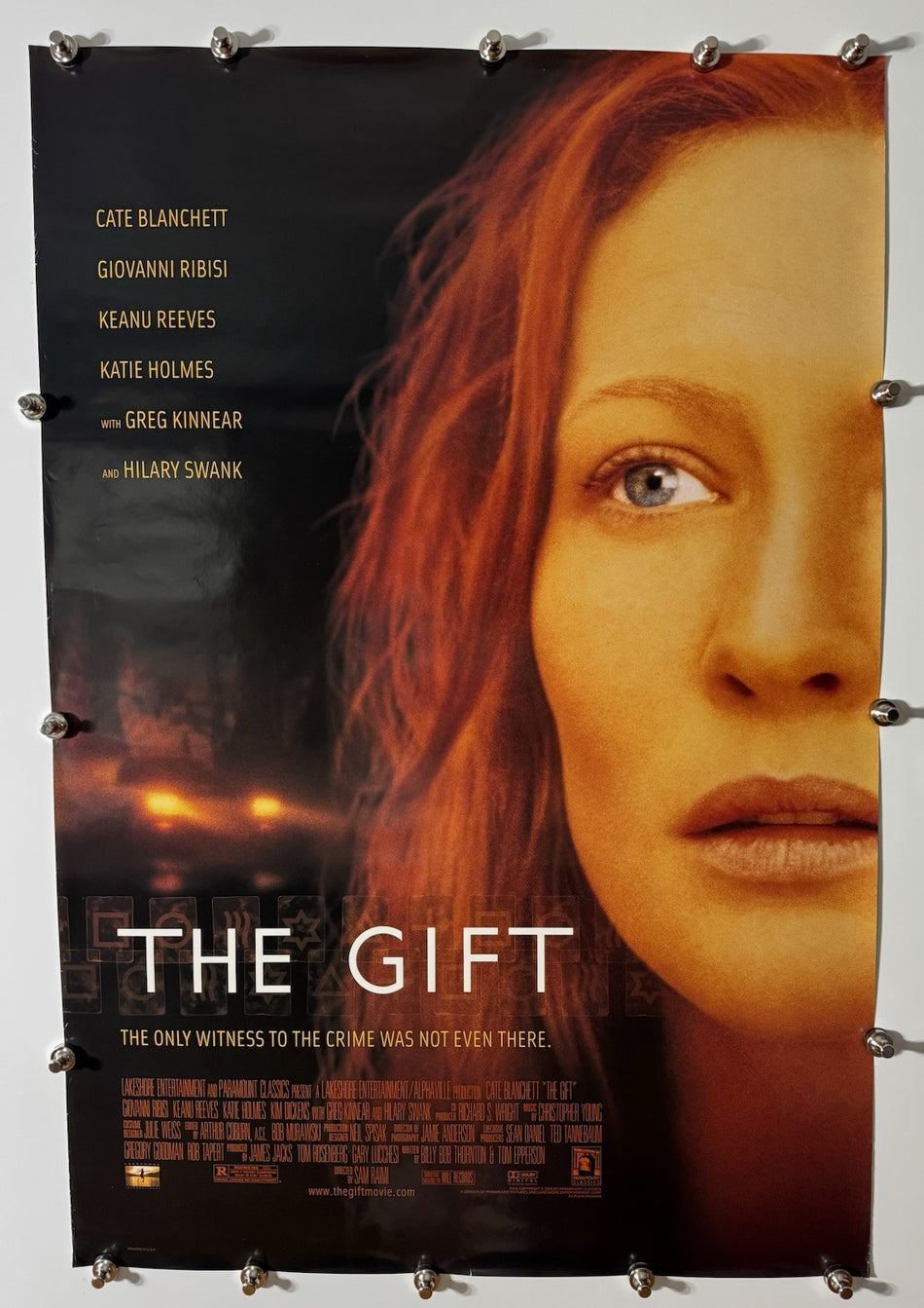 THE GIFT 2000 Original Movie Poster 27x40 SS Rolled Cate Blanchett - Joe's Geek VLT