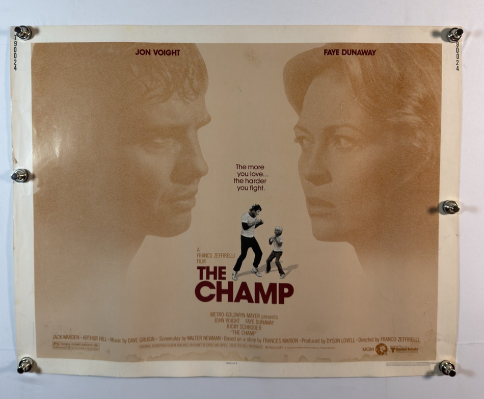 The Champ 1979 Original Movie Poster 22x28 SS Rolled Jon Voight Faye Dunaway - Joe's Geek VLT