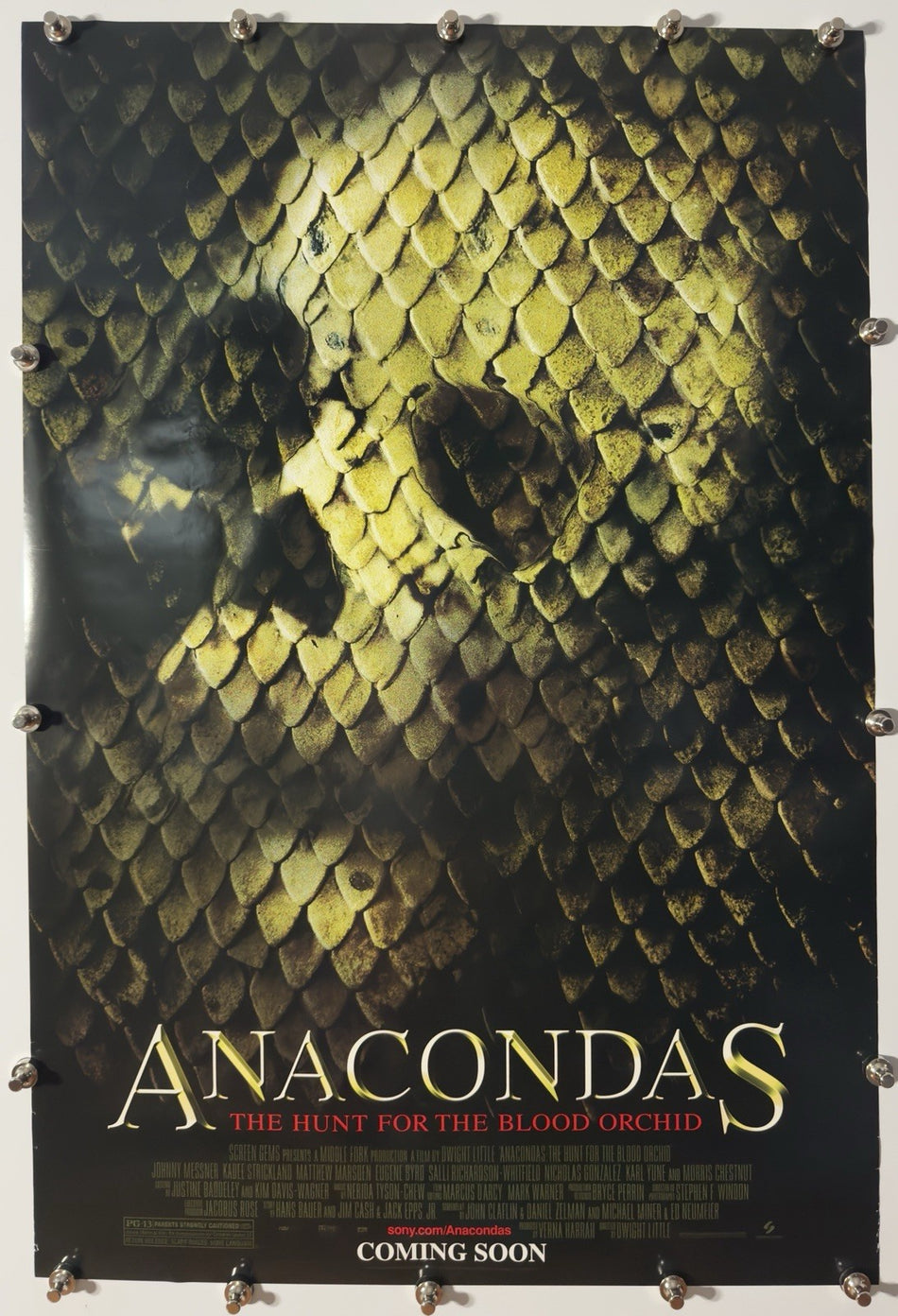 ANACONDAS: THE HUNT FOR THE BLOOD ORCHID 2004 Original Movie Poster 27x40 DS Rolled Johnny Messner