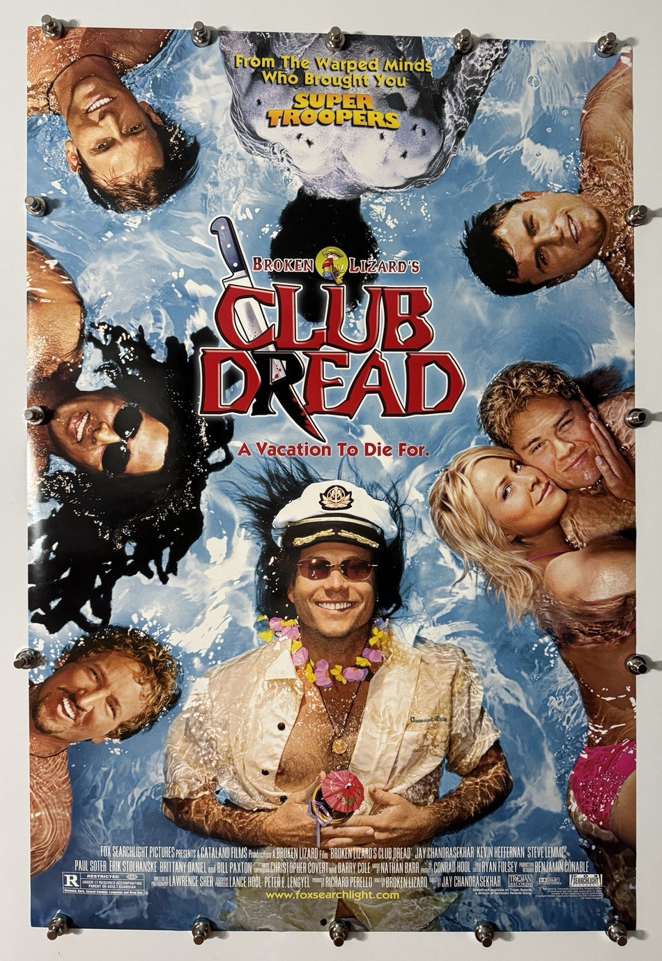 CLUB DREAD 2004 Original Movie Poster 27x40 SS Rolled Bill Paxton - Joe's Geek VLT