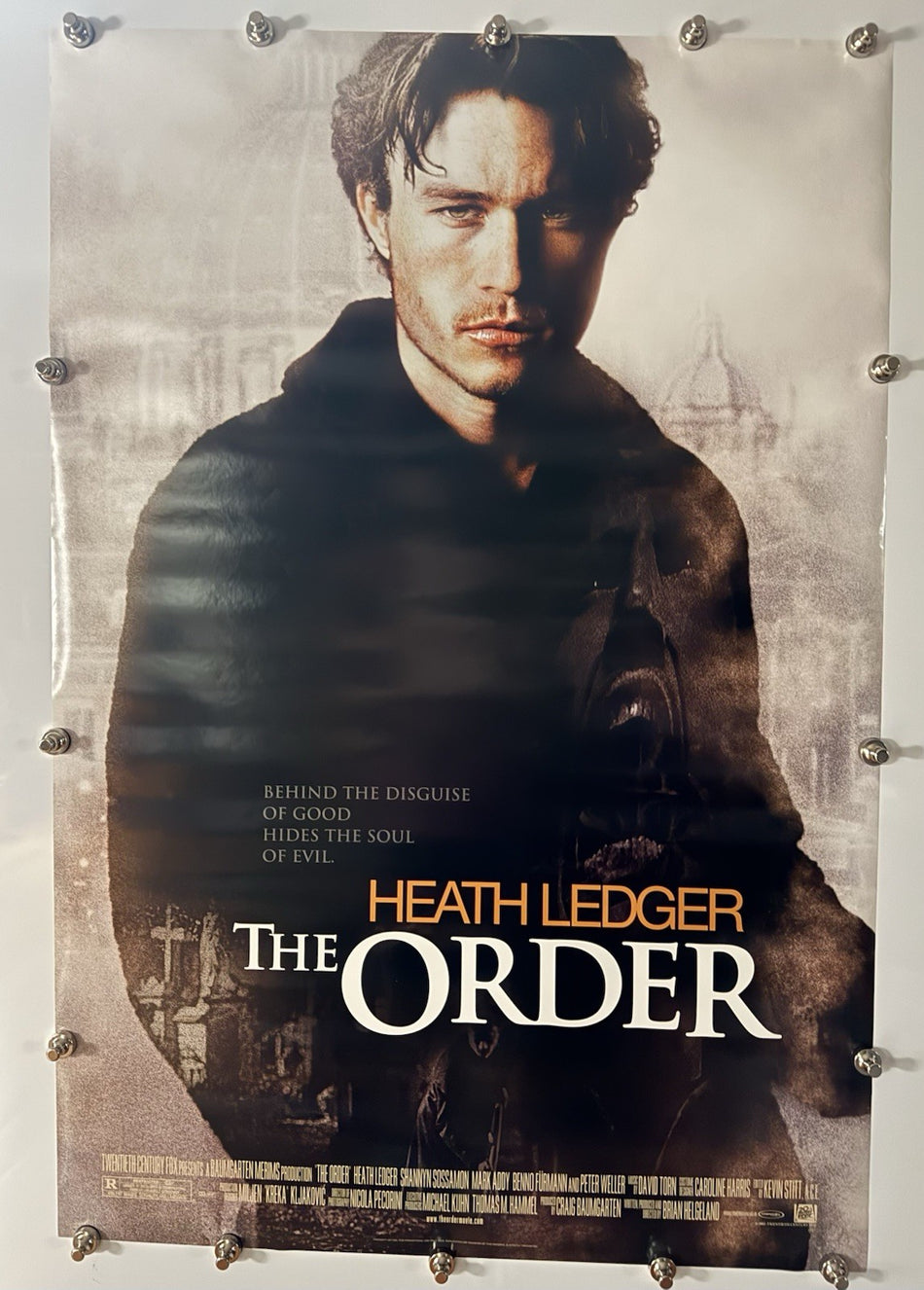 THE ORDER 2003 Original Movie Poster 27x40 DS Rolled Heath Ledger