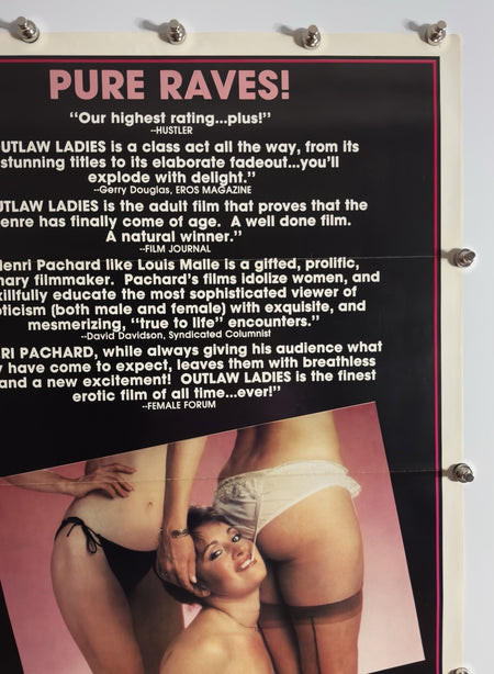 Outlaw Ladies - Original Movie Poster - 1980 - Rolled SS