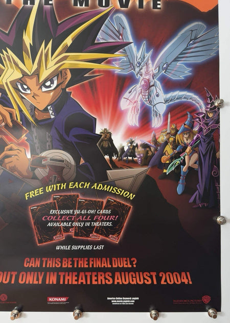 Yu-Gi-Oh! The Movie - Original Movie Poster - 2004 - Rolled DS