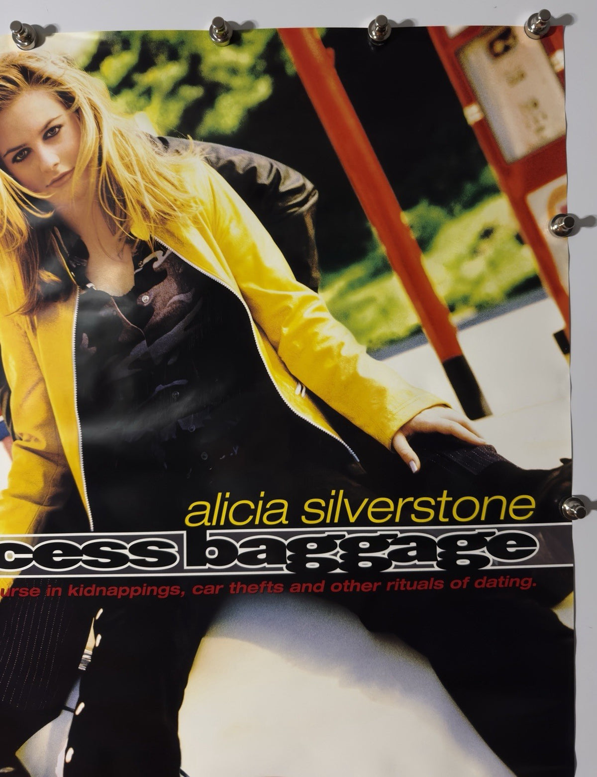 EXCESS BAGGAGE 1997 Original Movie Poster 27x40 DS Rolled Alicia Silverstone - Joe's Geek VLT