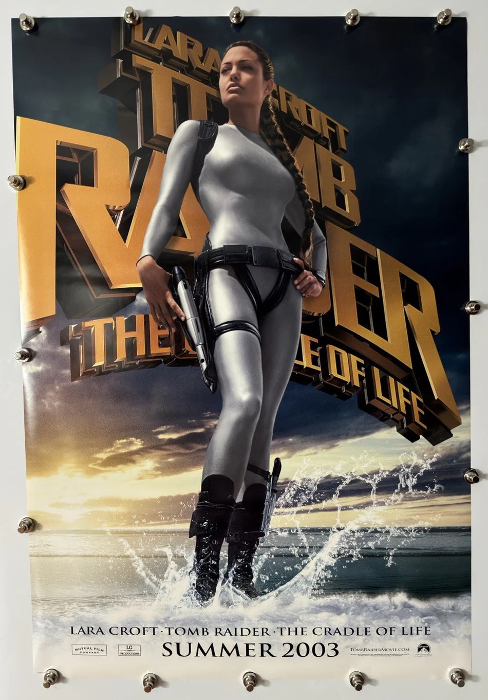 Tomb Raider (B) - Original Movie Poster - 2001 - Rolled DS