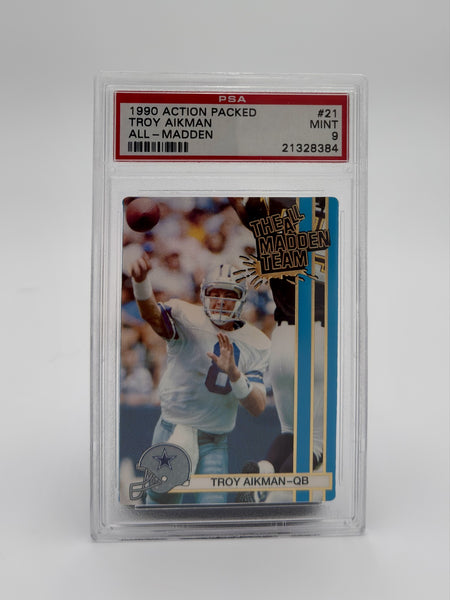 1990 Action Packed The All-Madden Team - Troy Aikman #21