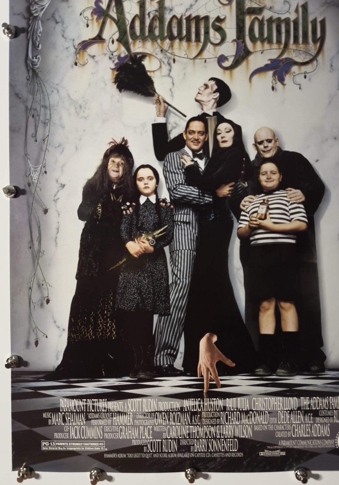 Addams Family (A) - Original Movie Poster - 1991 - Rolled SS