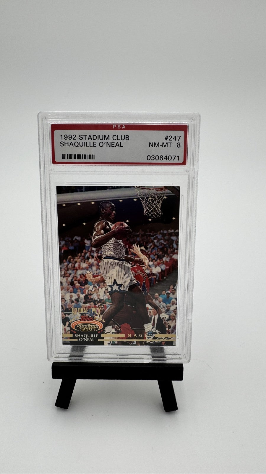 1992-93 Topps Stadium Club - Shaquille O'Neal #247 Trading Card (RC)