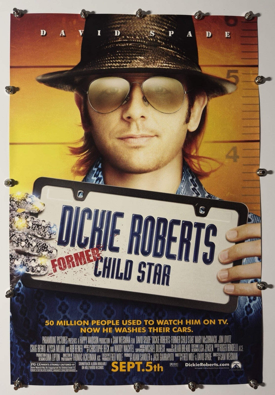 Dickie Roberts: Former Child Star 2003 Original Movie Poster 27x40 DS Rolled David Spade - Joe's Geek VLT