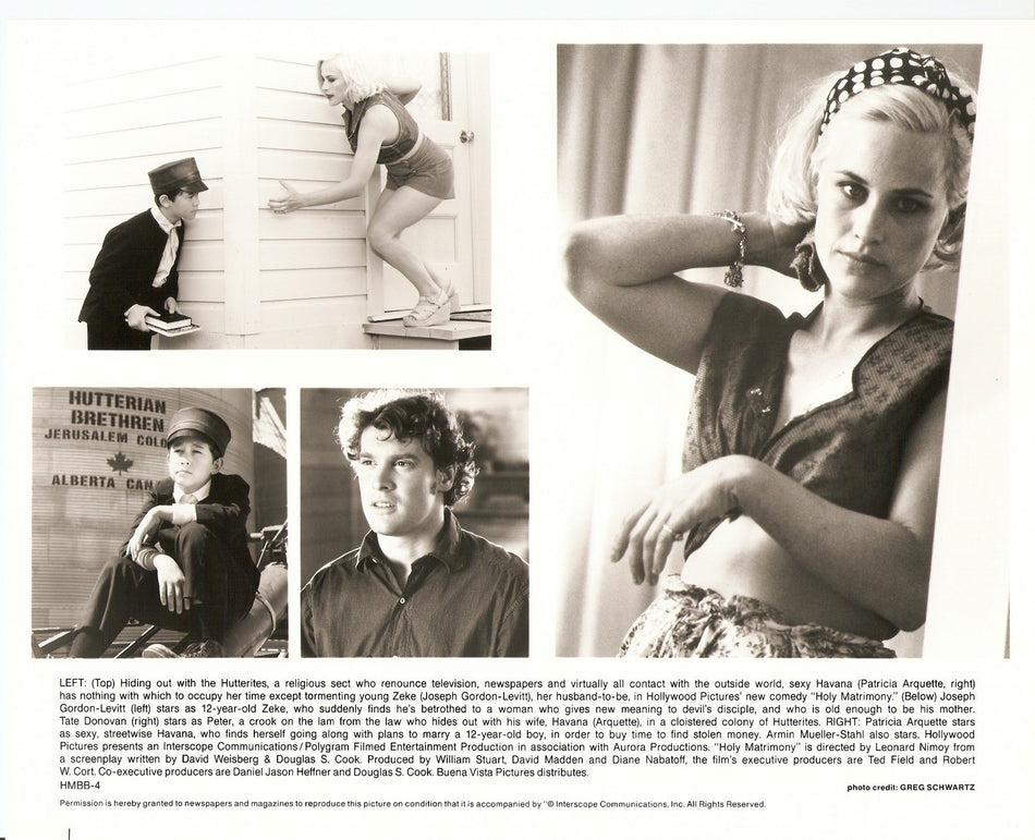 HOLY MATRIMONY 1994 Original Movie Still 8x10 HMBB-4 Patricia Arquette Tate Donovan - Joe's Geek VLT