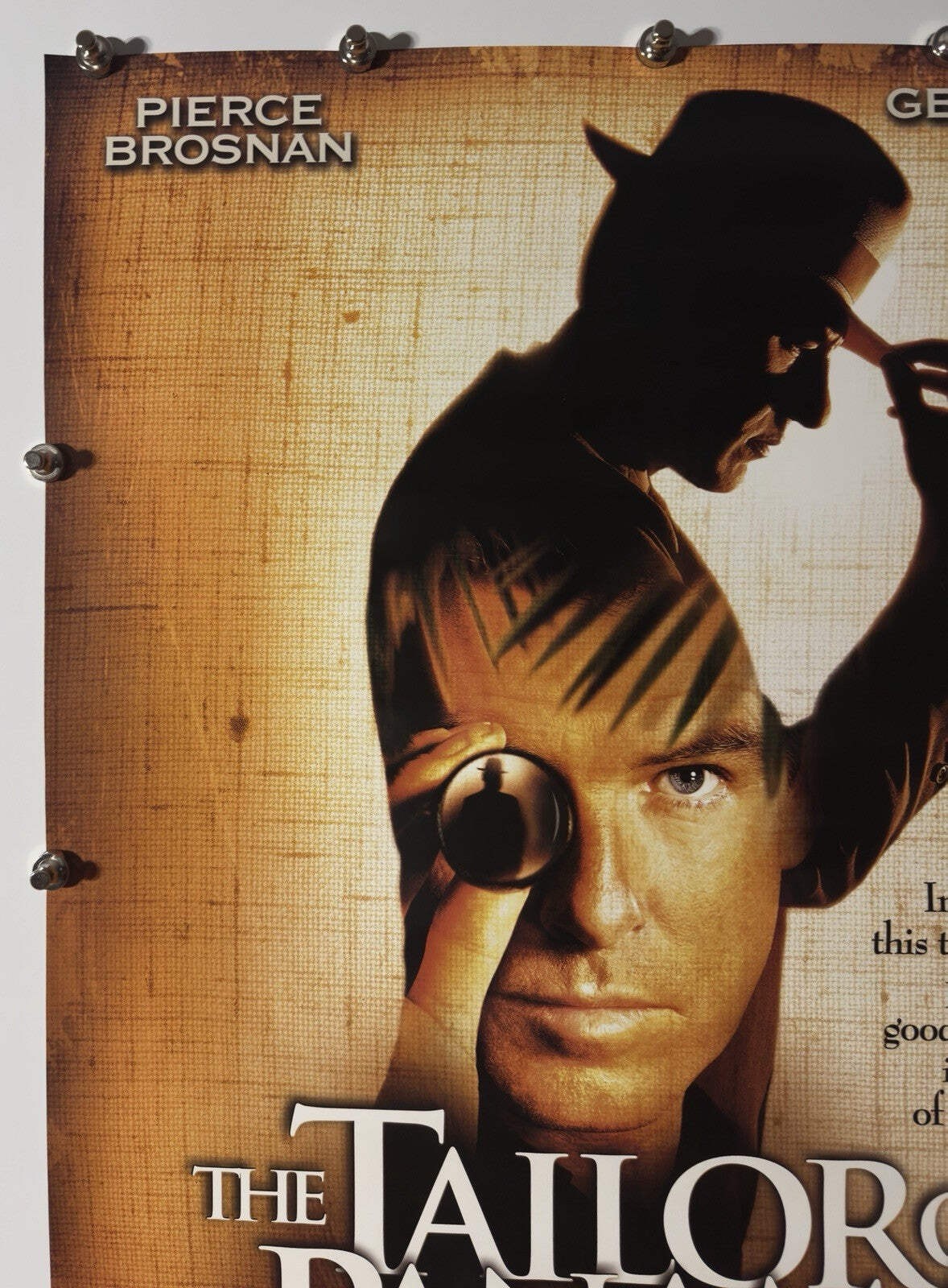 The Tailor of Panama - Original Movie Poster - 2001 - Rolled DS