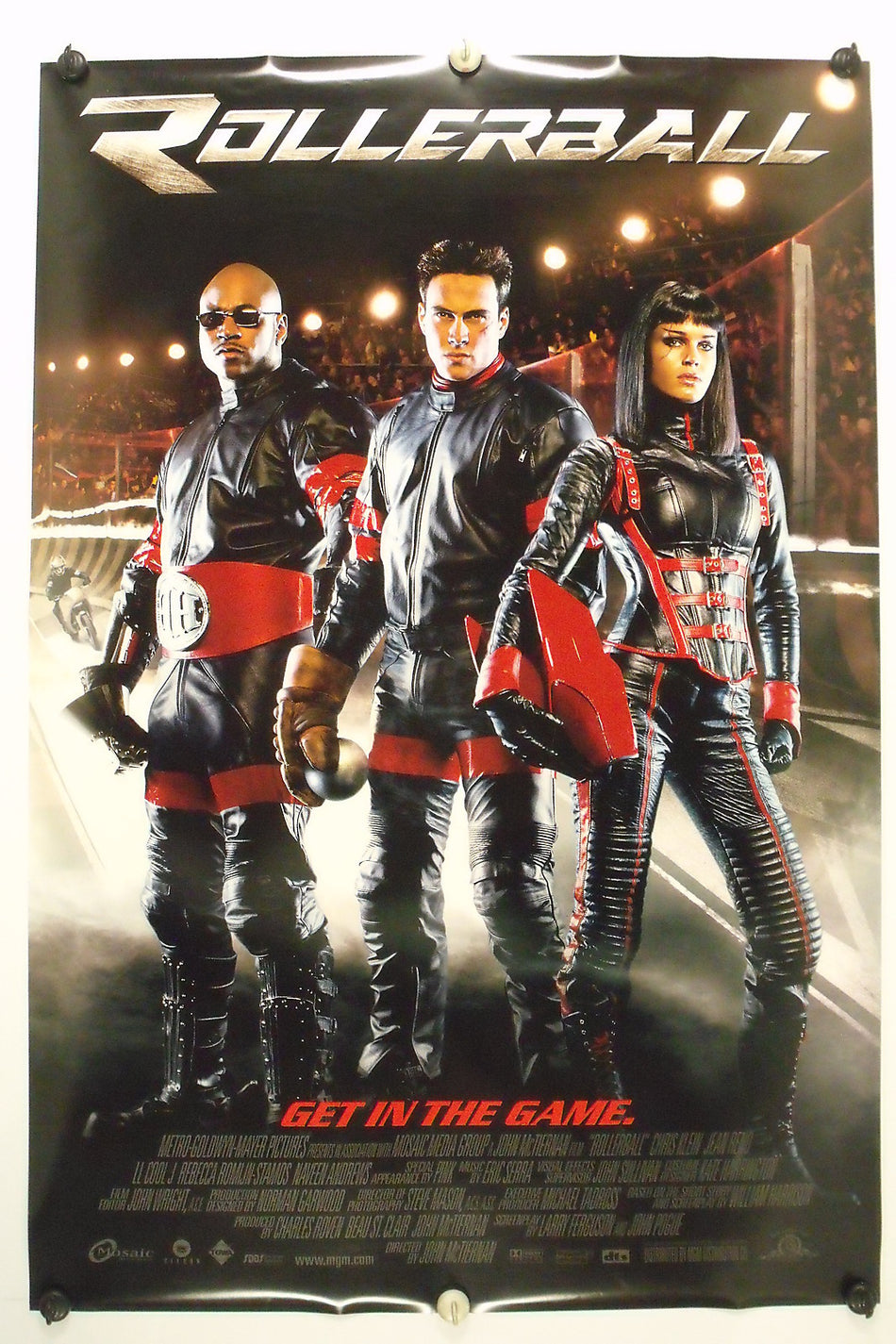 ROLLERBALL 2002 Original Movie Poster 27x40 DS Rolled Style B Chris Klein - Joe's Geek VLT