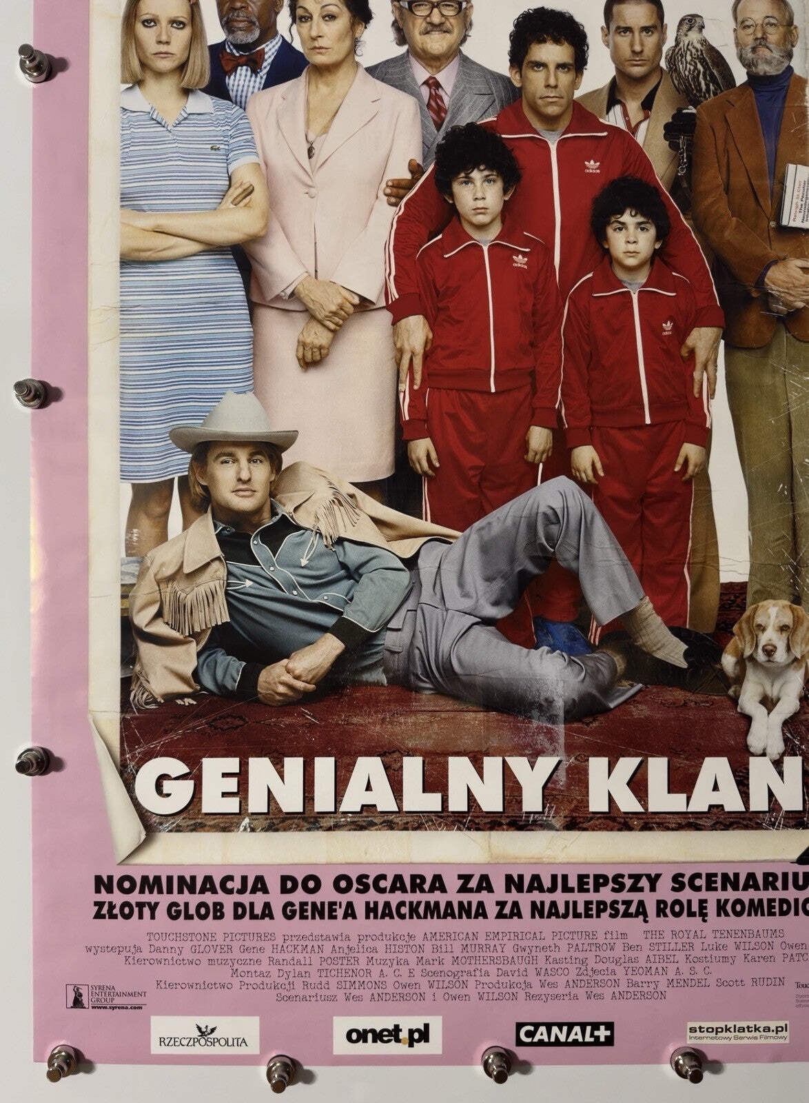 Royal Tenenbaums - Original Movie Poster - 2001 - Rolled SS
