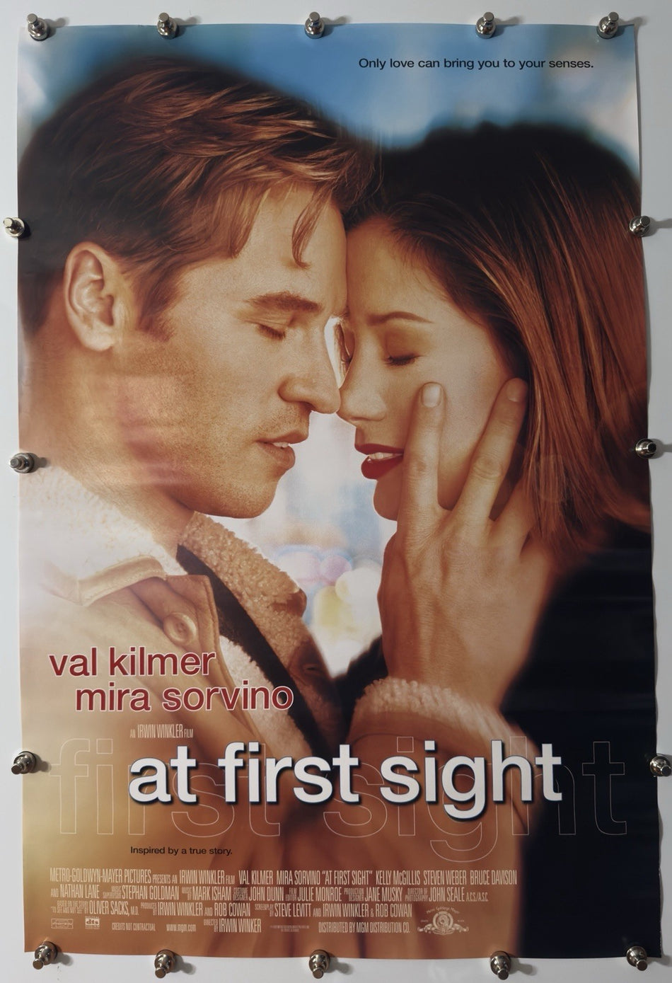 AT FIRST SIGHT 1999 Original Movie Poster 27x40 SS Rolled Val Kilmer