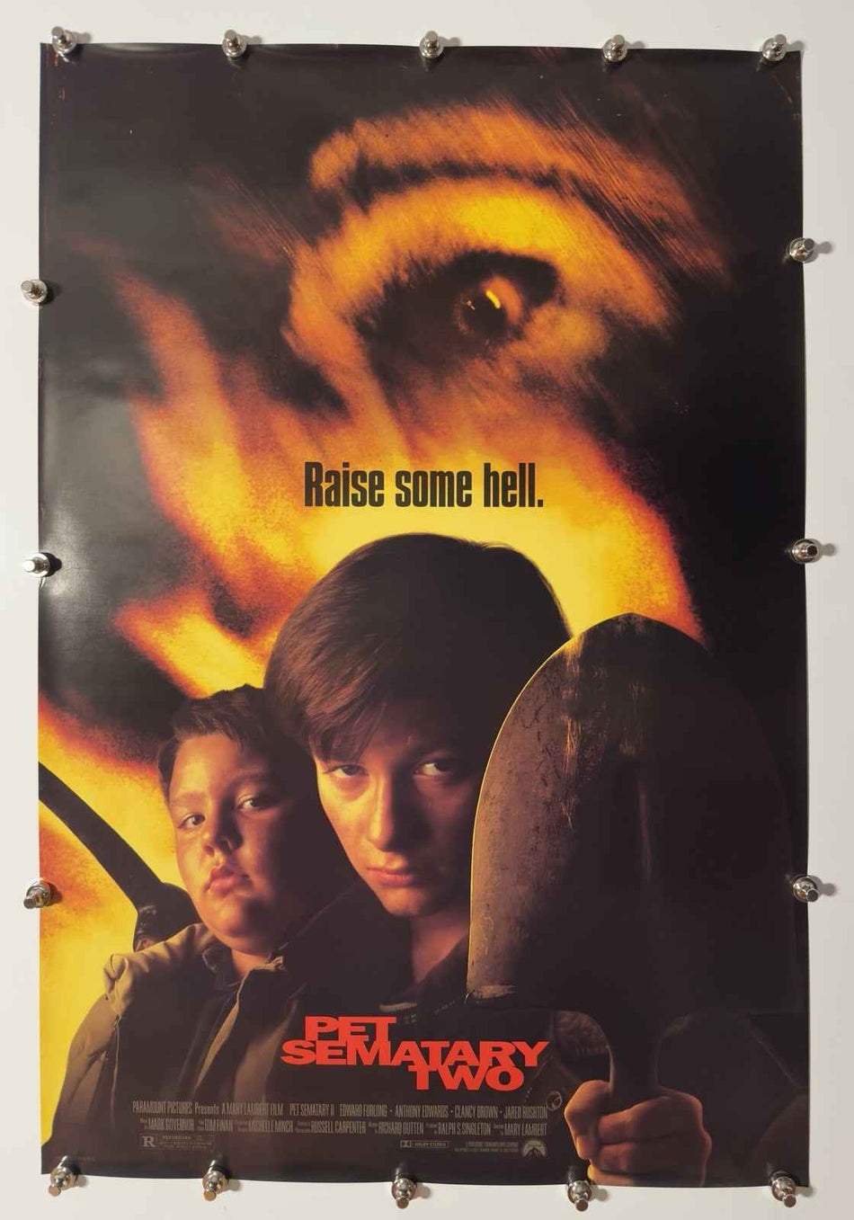 PET SEMATARY TWO 1992 Original Movie Poster 27x40 DS Rolled Style B Edward Furlong - Joe's Geek VLT