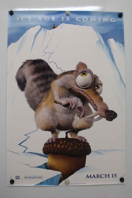 ICE AGE 2002 Original Movie Poster 27x40 SS Rolled Advance Denis Leary - Joe's Geek VLT