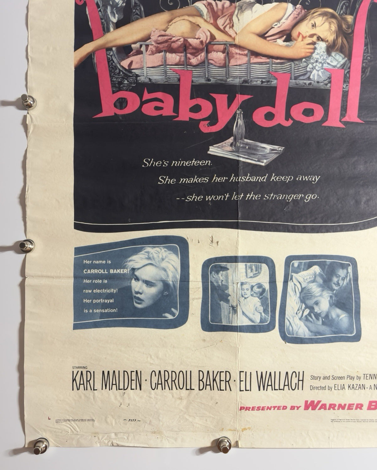 Baby Doll - Original Movie Poster - 1956 - Rolled SS