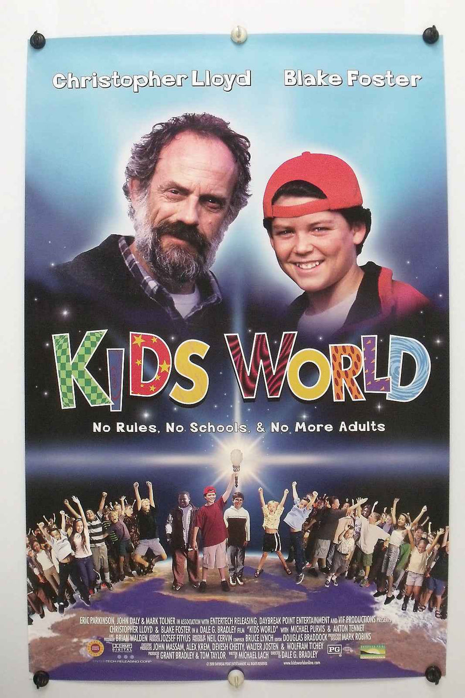 KIDS WORLD 2001 Original Movie Poster 27x40 DS Rolled Christopher Lloyd - Joe's Geek VLT