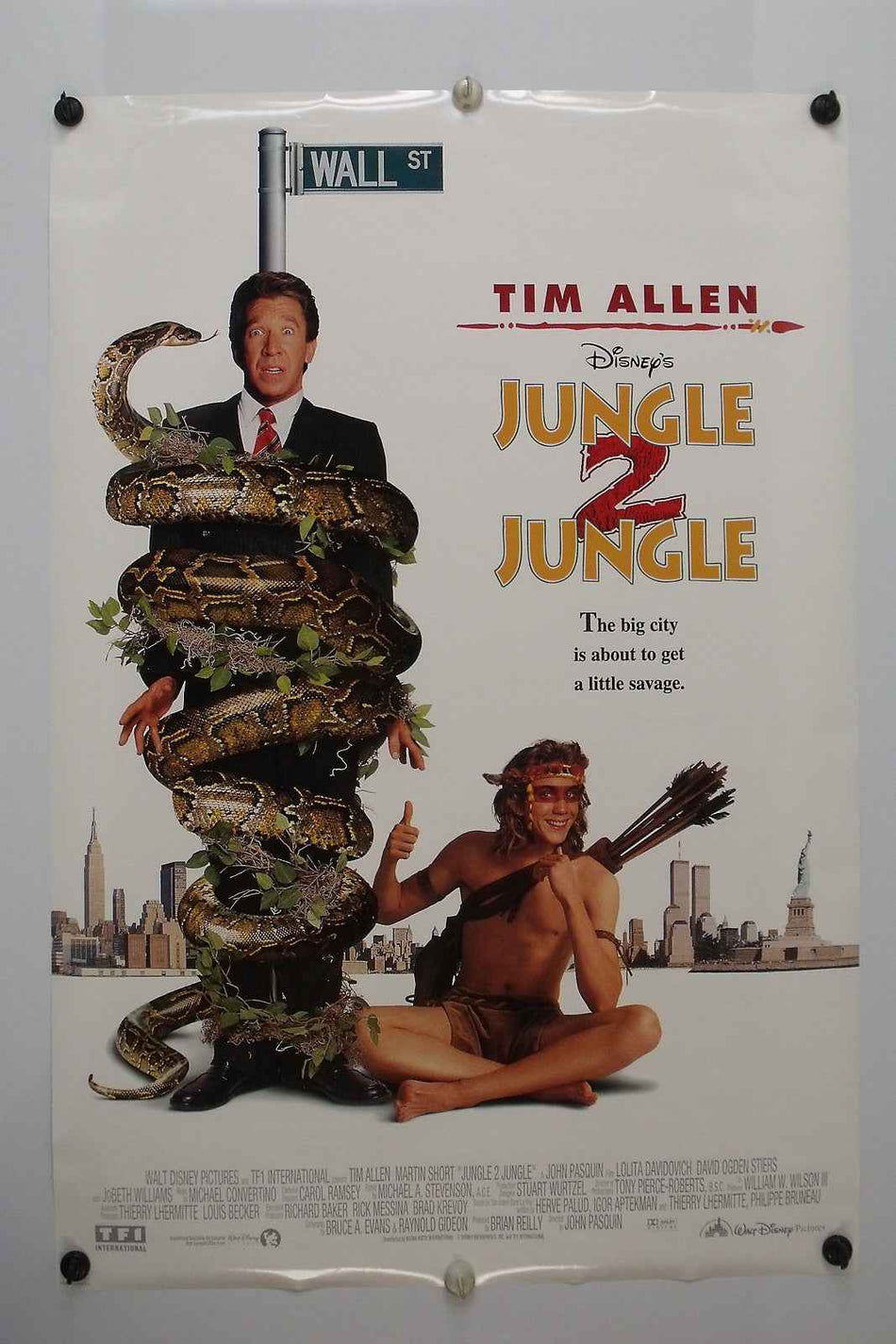 JUNGLE 2 JUNGLE 1997 Original Movie Poster 27x40 DS Rolled Style B Tim Allen - Joe's Geek VLT