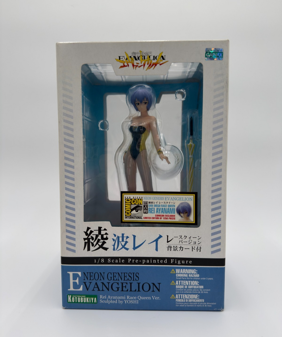 Neon Genesis Evangelion SDCC 2007 Rei Ayanami Race Queen ver. 1/8 scale Figure - Joe's Geek VLT