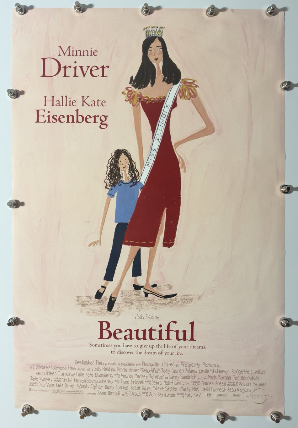 BEAUTIFUL 2000 Original Movie Poster 27x40 DS Rolled Minnie Driver