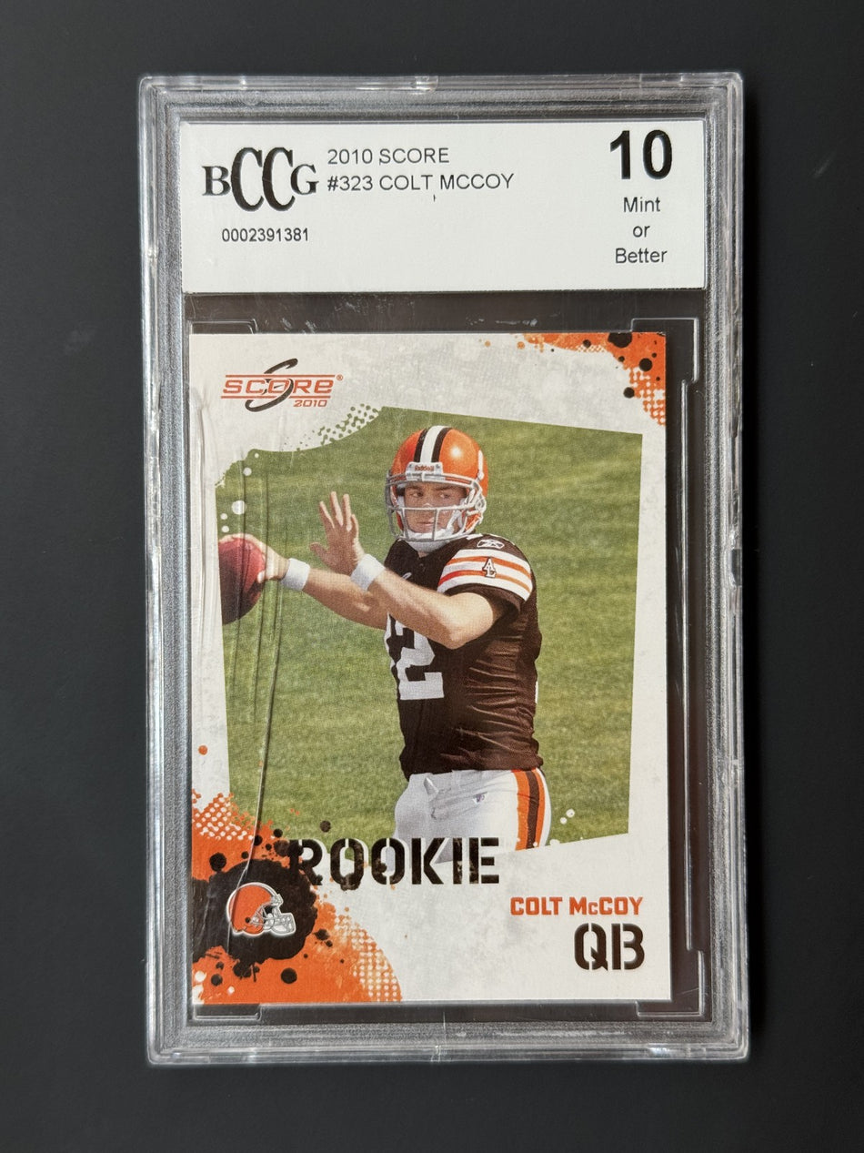 2010 Score - Rookie Colt McCoy #323 Trading Card (RC)