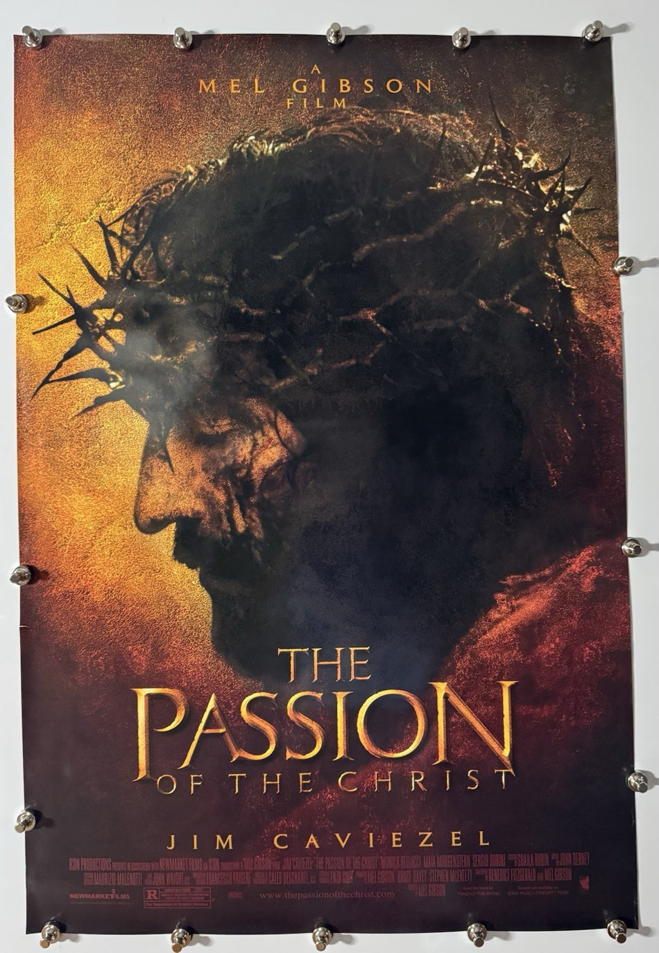 THE PASSION OF THE CHRIST 2004 Original Movie Poster 27x40 DS Rolled Jim Caviezel