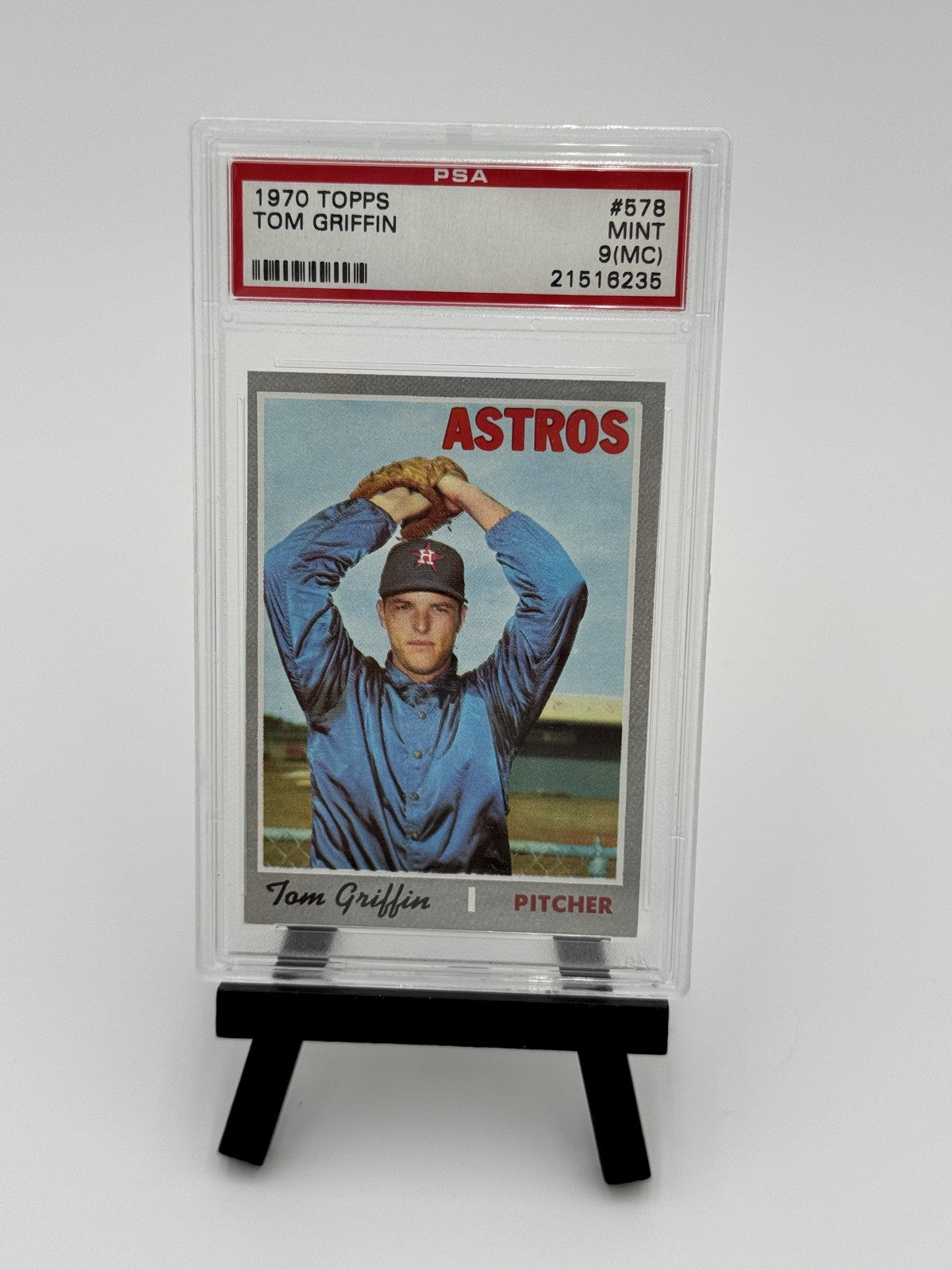 1970 Topps - Tom Griffin #578 PSA 9 MINT