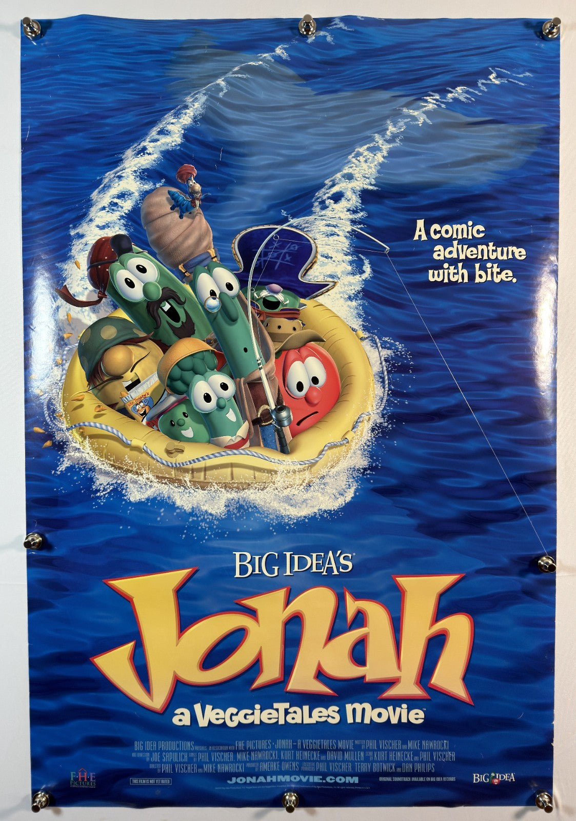 Jonah: A VeggieTales Movie (2002) - Original Movie Poster - 27 x 40 - Rolled DS