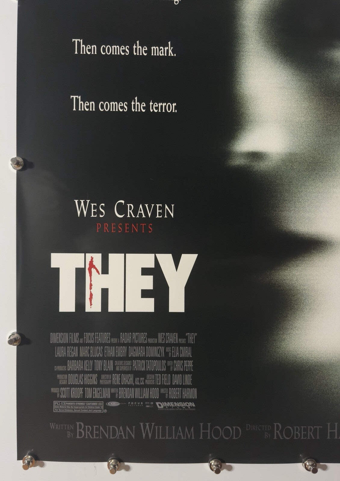 They - Original Movie Poster - 2002 - Rolled DS
