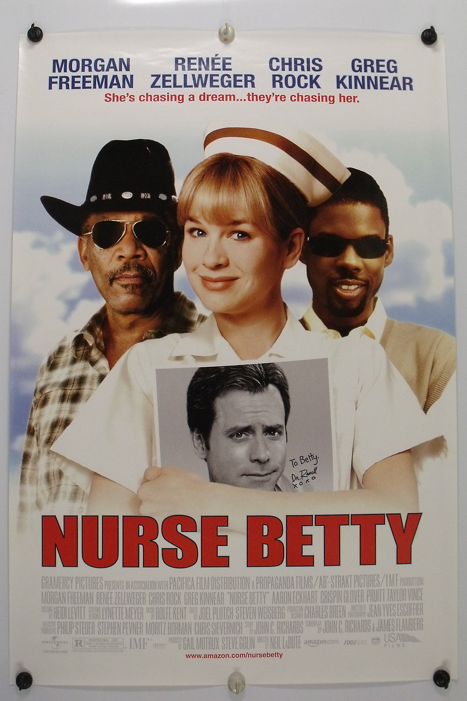 NURSE BETTY 2000 Original Movie Poster 27x40 DS Rolled Style B Renée Zellweger - Joe's Geek VLT