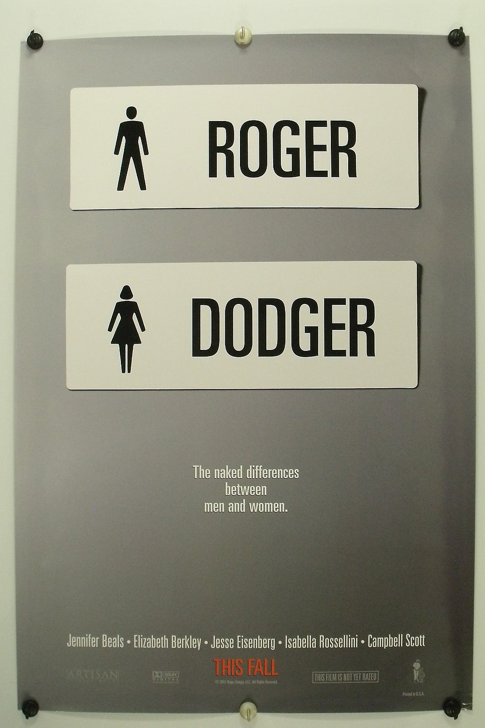 ROGER DODGER 2002 Original Movie Poster 27x40 DS Rolled Jesse Eisenberg - Joe's Geek VLT