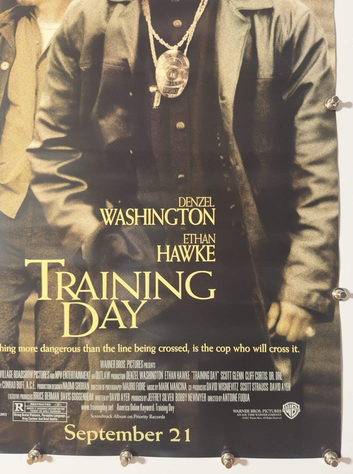 Training Day - Original Movie Poster - 2001 - Rolled DS