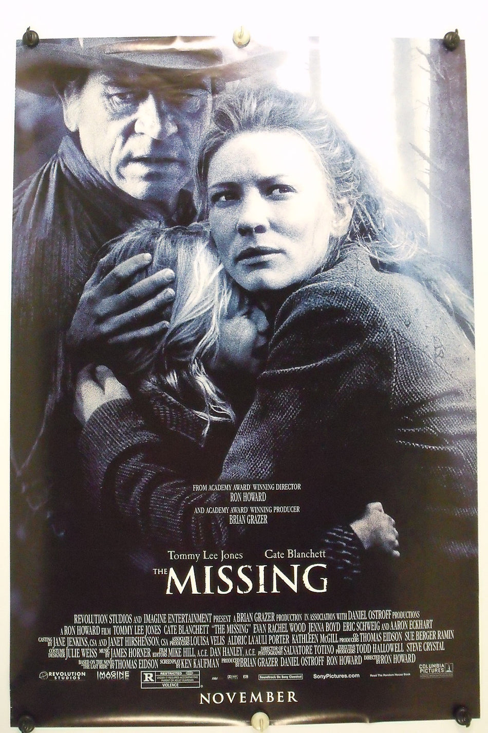 THE MISSING 2003 Original Movie Poster 27x40 DS Rolled Style B Tommy Lee Jones