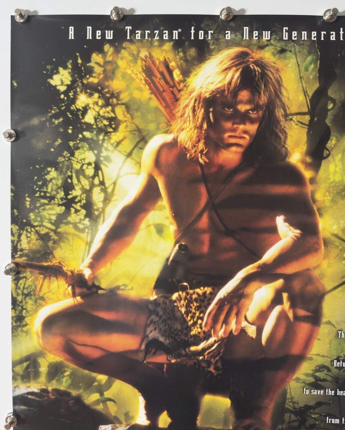 Tarzan and the Lost City - Original Movie Poster - 1998 - Rolled DS
