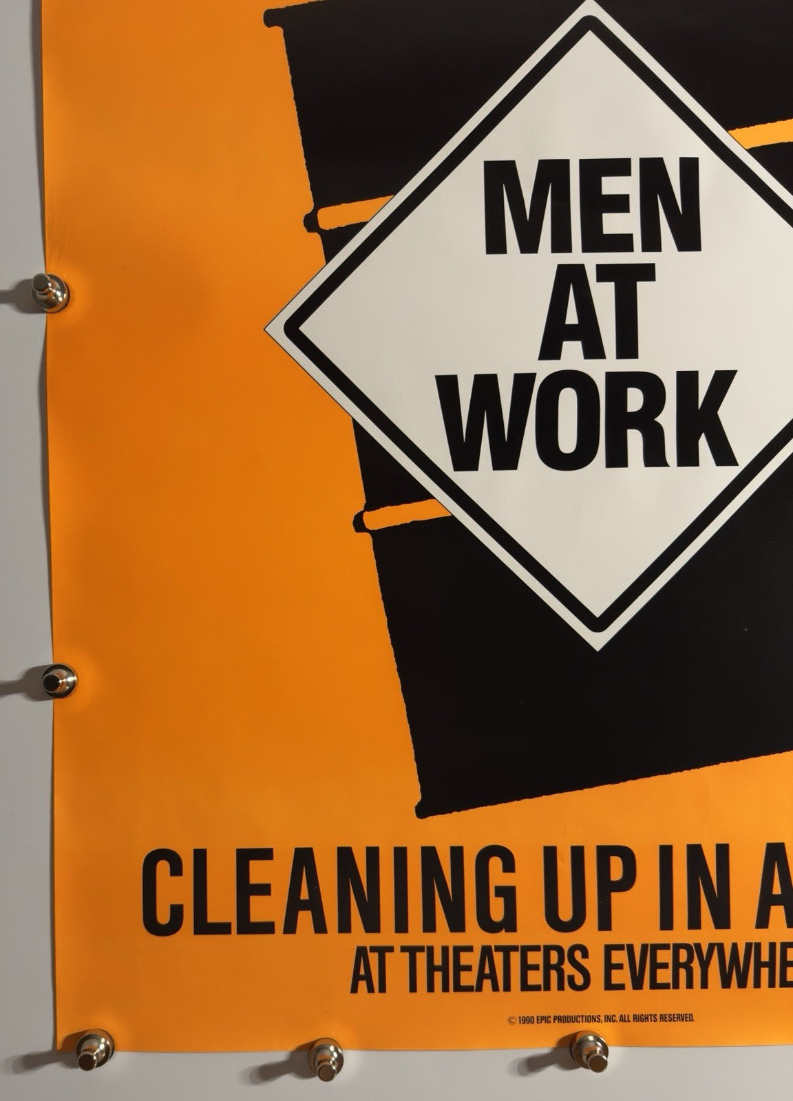 Men at Work -  Original Movie Poster - 1990 - Rolled SS