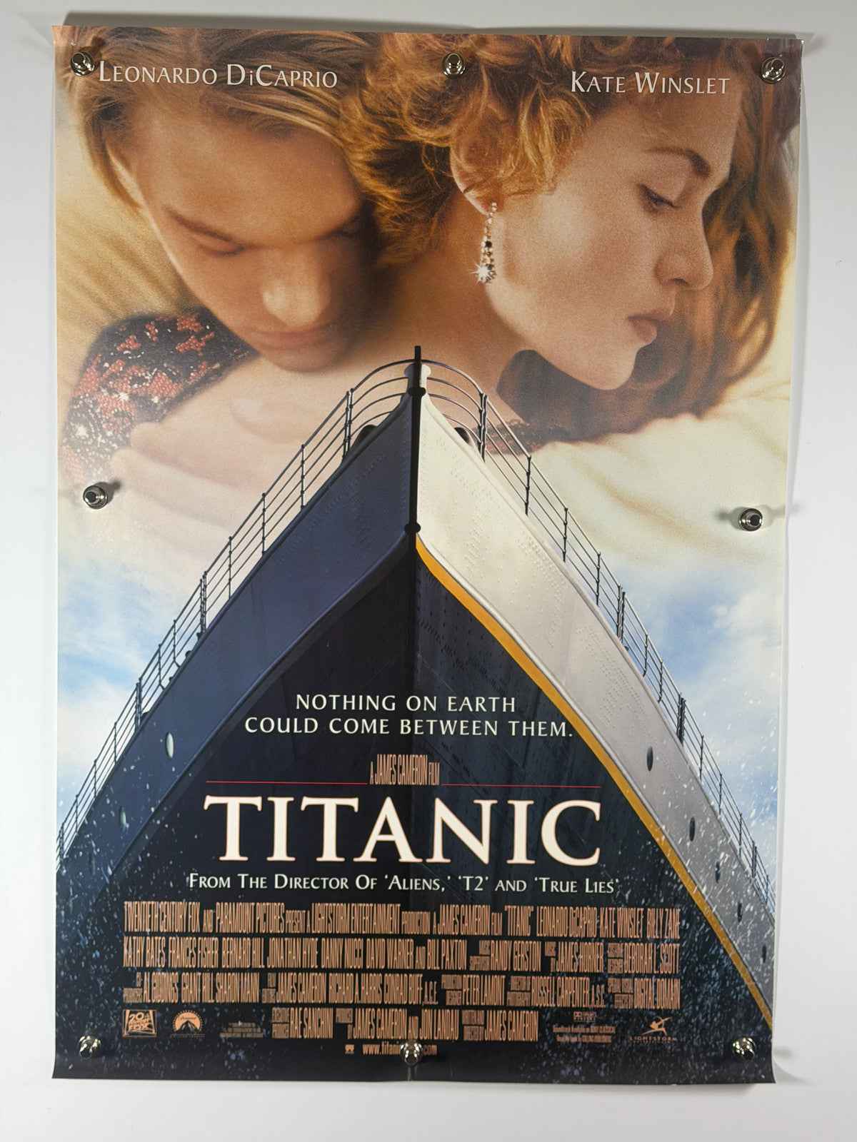 Titanic (1997) Original Movie Poster 27x40 DS Rolled Leonardo DiCaprio Kate