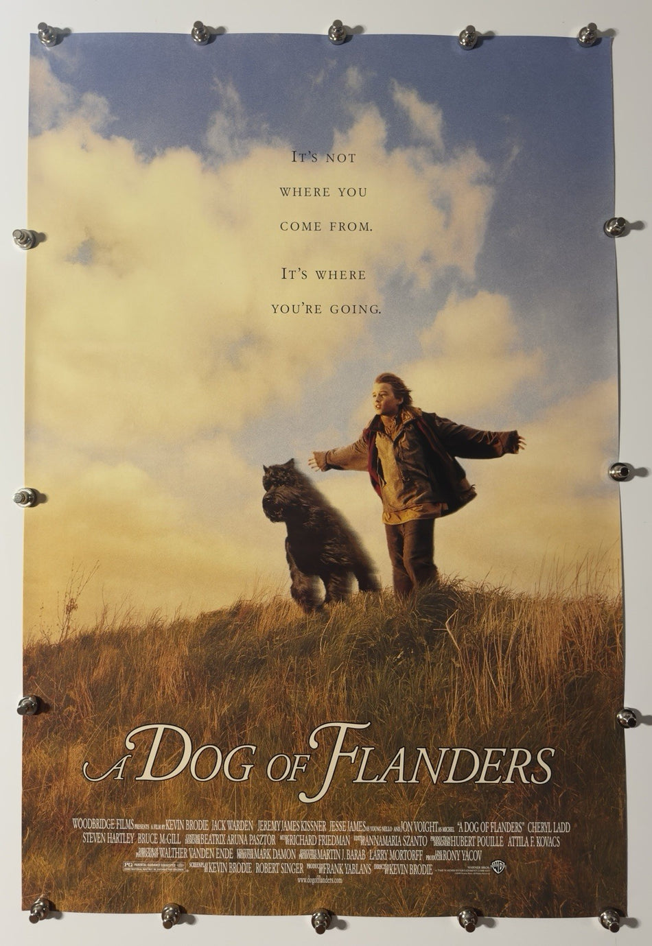 A DOG OF FLANDERS 1999 Original Movie Poster 27x40 DS Rolled Jack Warden