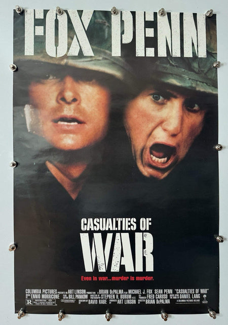 Casualties of War - Original Movie Poster - 1989 - Rolled SS