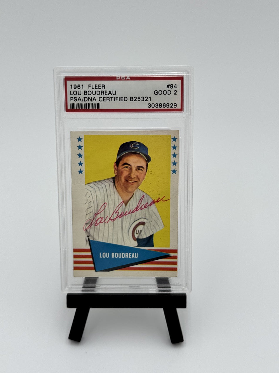 1961 Fleer Baseball Greats - Lou Boudreau #94