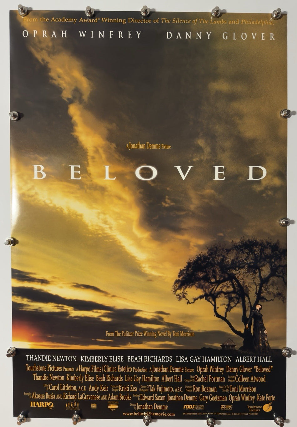 BELOVED 1998 Original Movie Poster 27x40 DS Rolled Oprah Winfrey