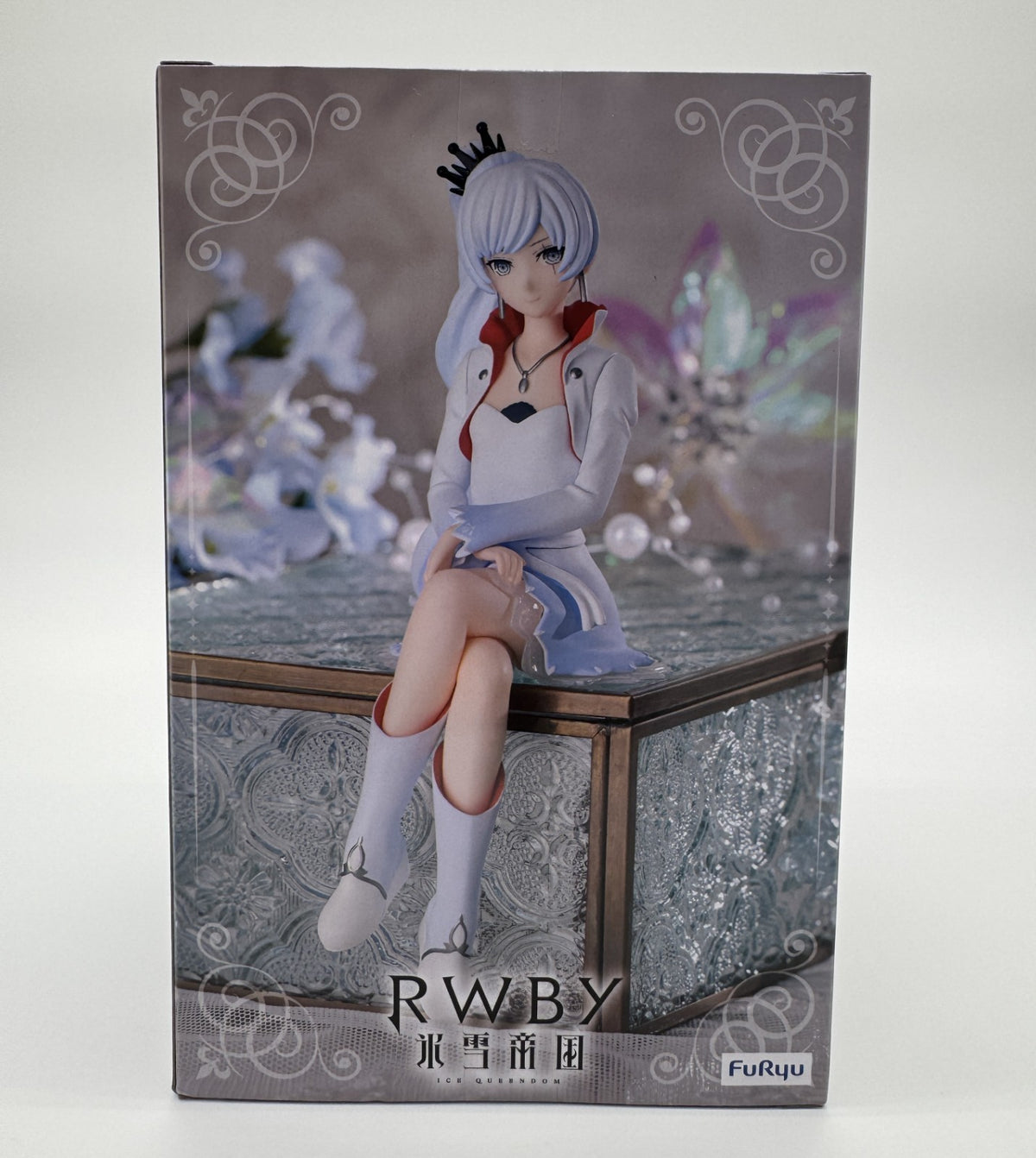 RWBY Ice Queendom Weiss Schnee Noodle Stopper Figure Furyu 16cm 6.3"