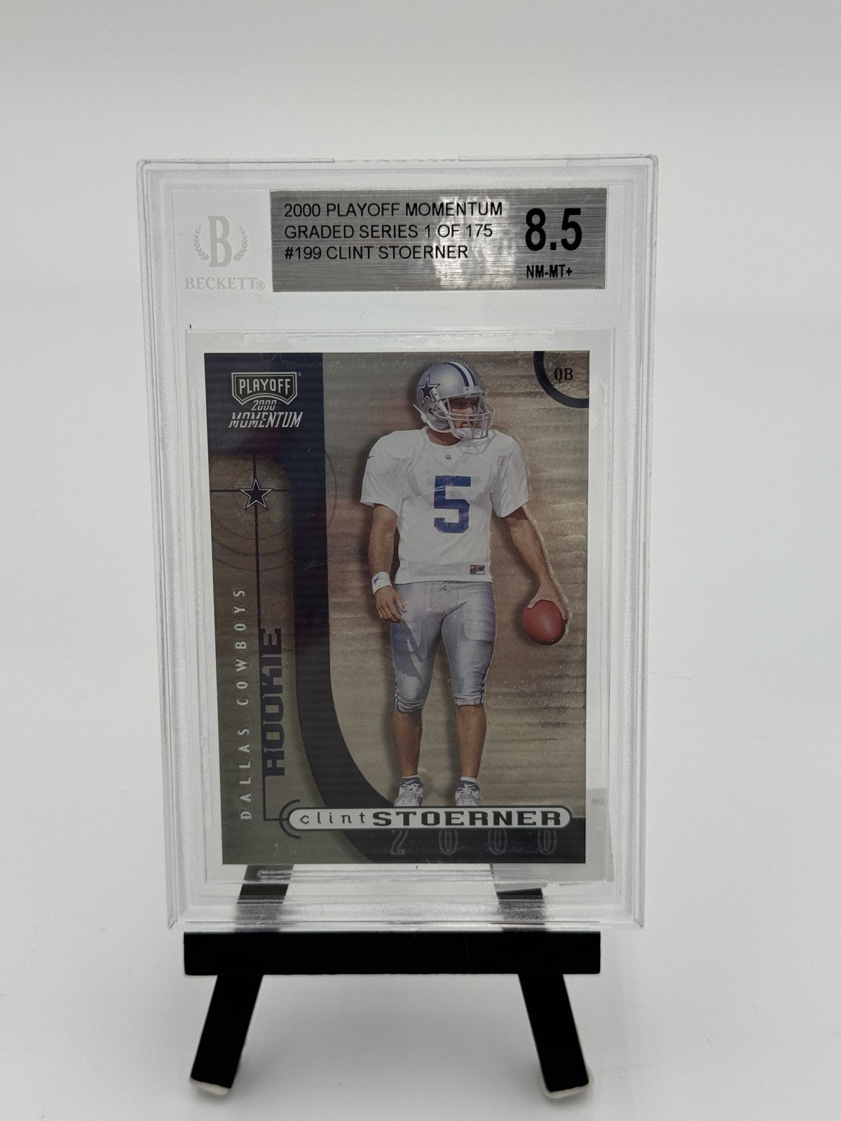 2000 Playoff Momentum - Rookie Clint Stoerner #199 /750 (RC)
